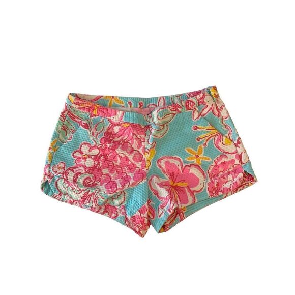Lilly Pulitzer Adie Shorts Breakwater Blue Lolita Women's Size 2 - Picture 1 of 5